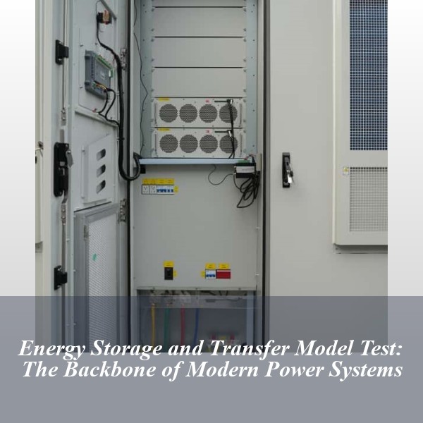 Energy Storage and Transfer Model Test: The Backbone of Modern Power Systems